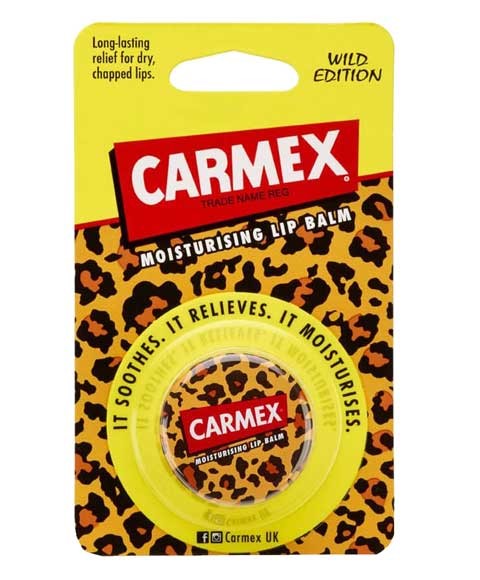 Carmex Moisturising Lip Balm Pot Wild Edition