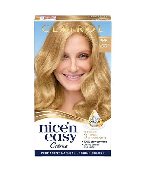 Nice N Easy Creme Permanent Colour 9PB Light Pale Blonde