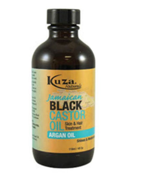 Kuza Jamaican Black Castor Oil For Skin And Hair Treatment With Argan Oil