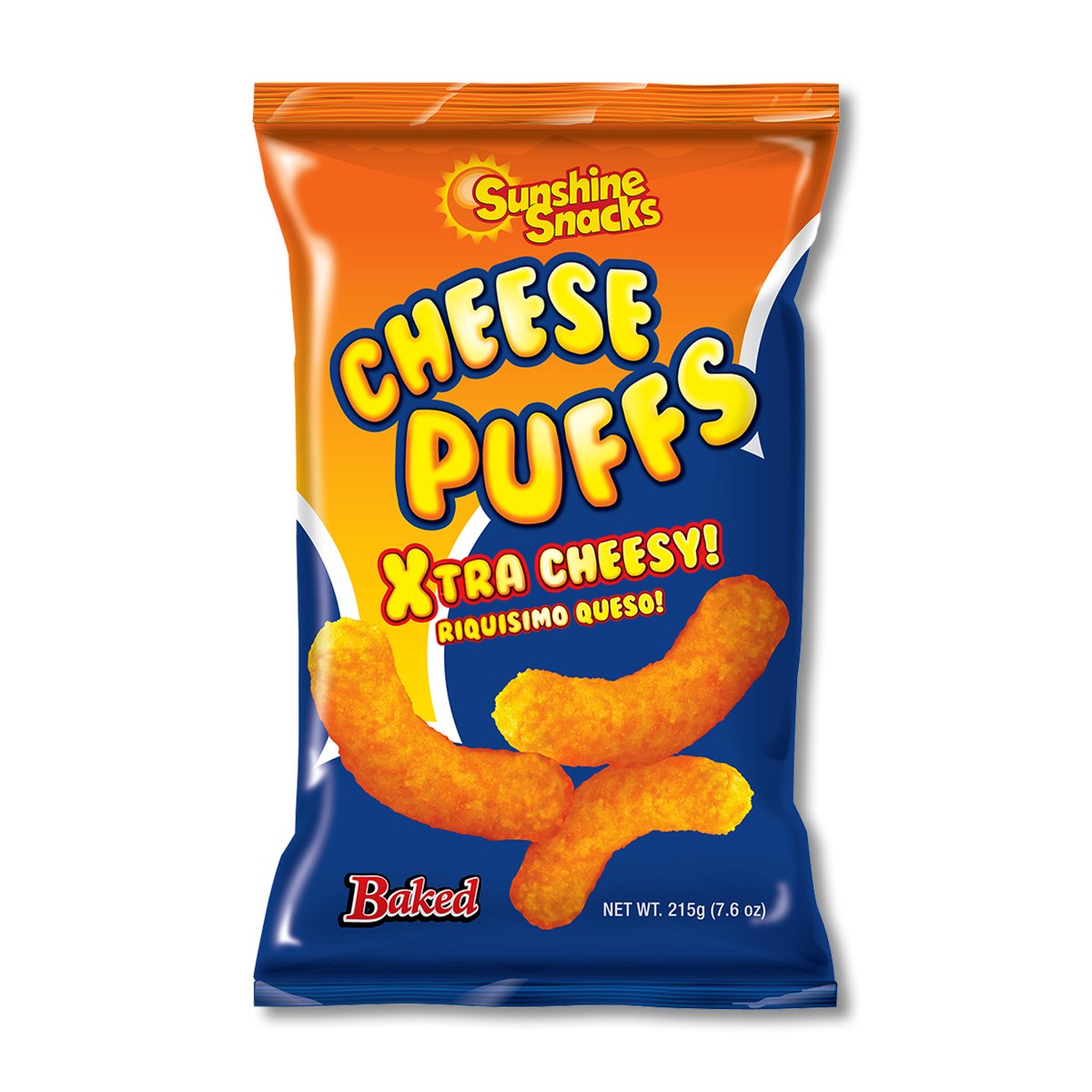 MASSunshine Snacks Cheese Puffs 215g Box of 10-Fd