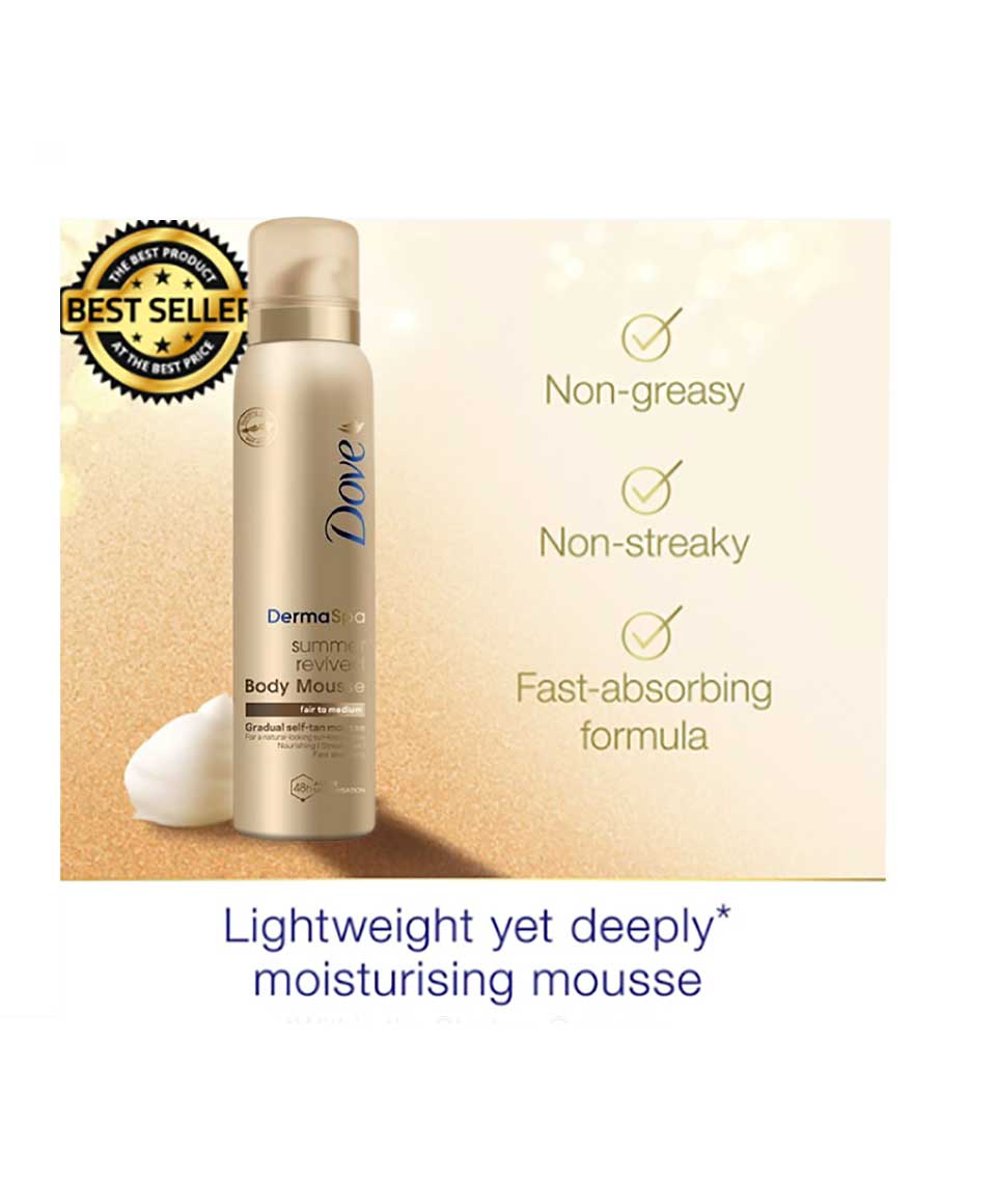 Derma Spa Summer Revived Body Mousse Fair To Medium