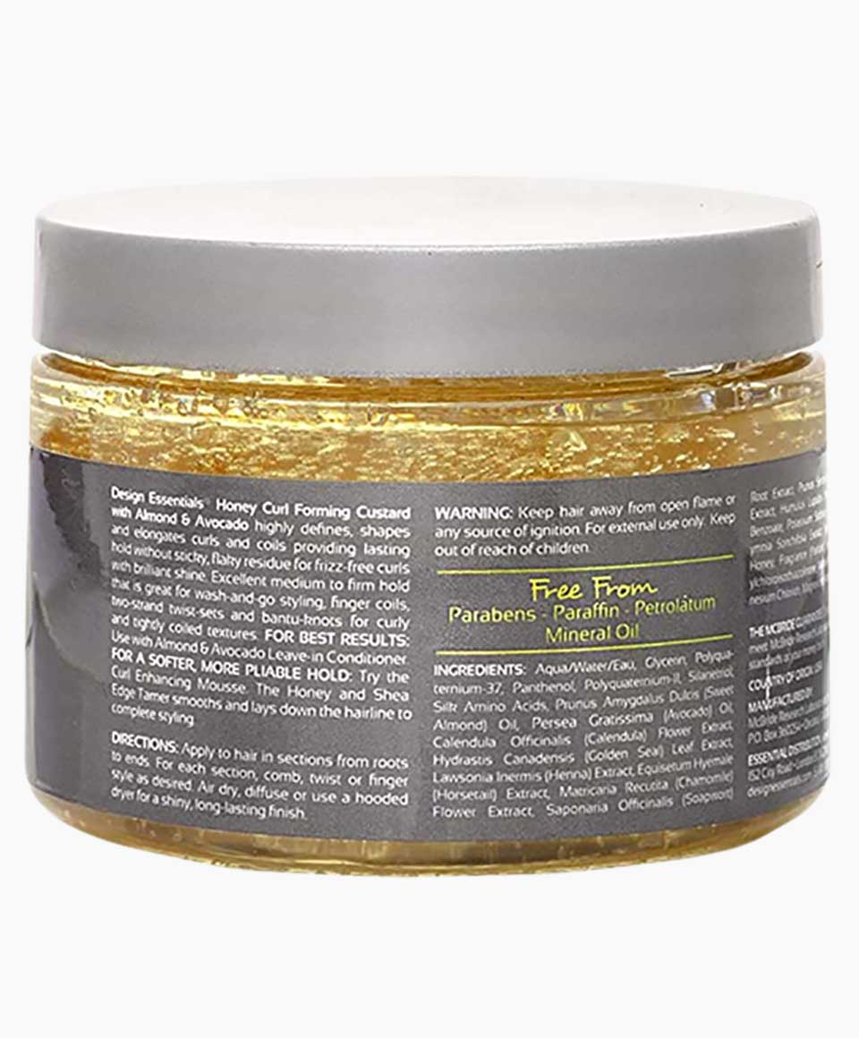 Design Essentials Natural Honey Curl Forming Custard With Almond And Avocado