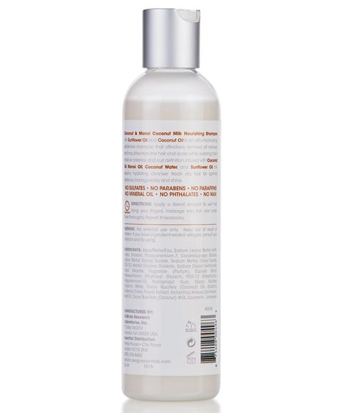 Design Essentials Natural Coconut And Monoi Coconut Milk Nourishing Shampoo