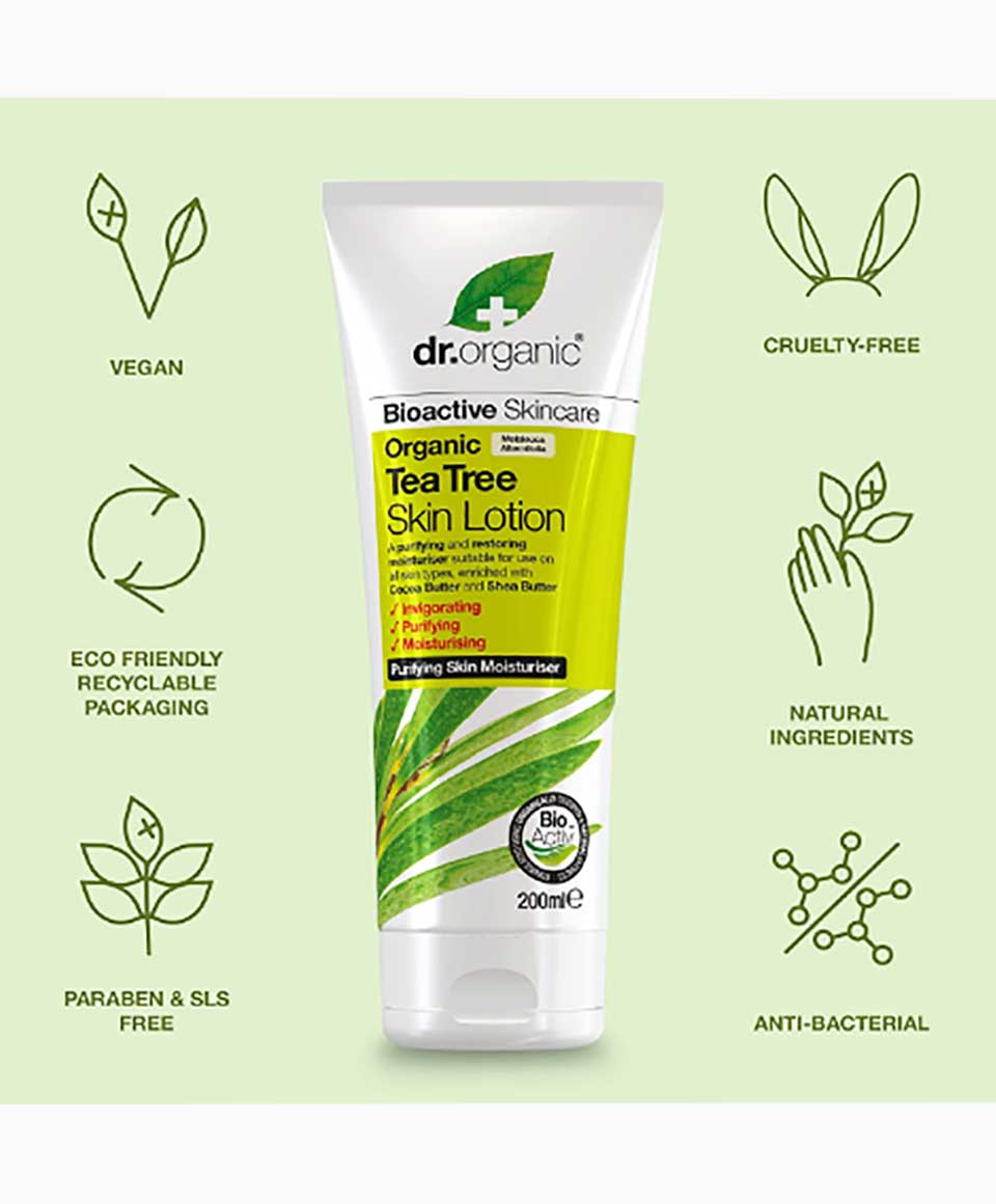 Bioactive Skincare Organic Tea Tree Skin Lotion