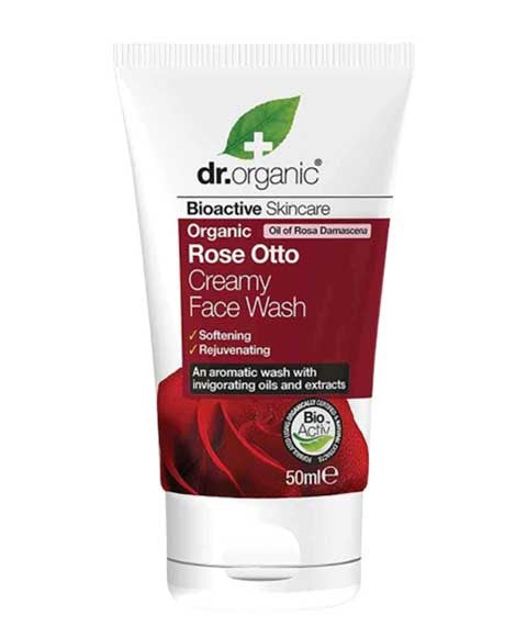 Bioactive Skincare Organic Rose Otto Creamy Face Wash