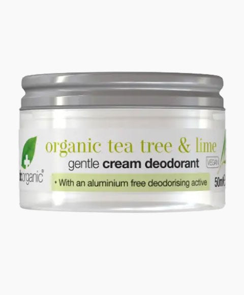 Organic Tea Tree And Lime Gentle Cream Deodorant