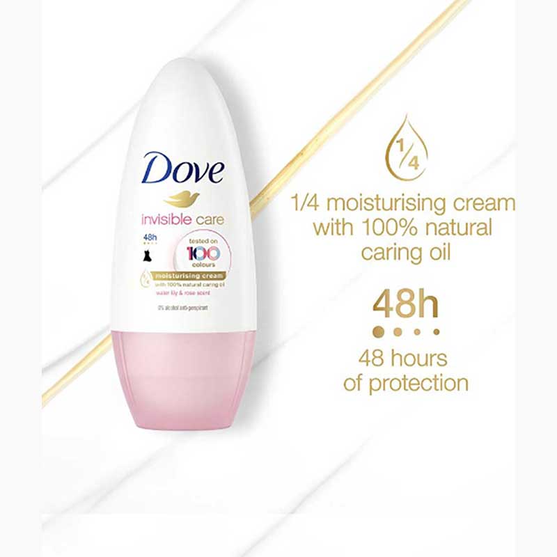 Invisible Care Roll On With Water Lilly And Rose Scent