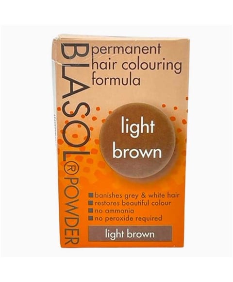 Blasol Powder Permanent Hair Coloring Light Brown
