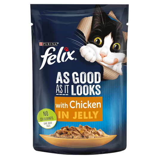 Felix As Good As It Looks with Chicken in Jelly 100g