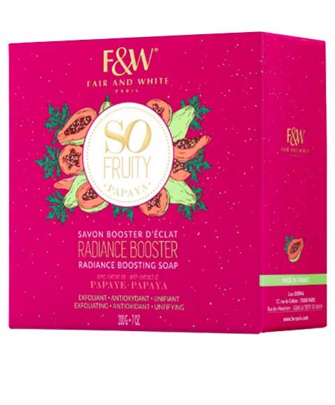 So Fruity Papaya Radiance Boosting Soap