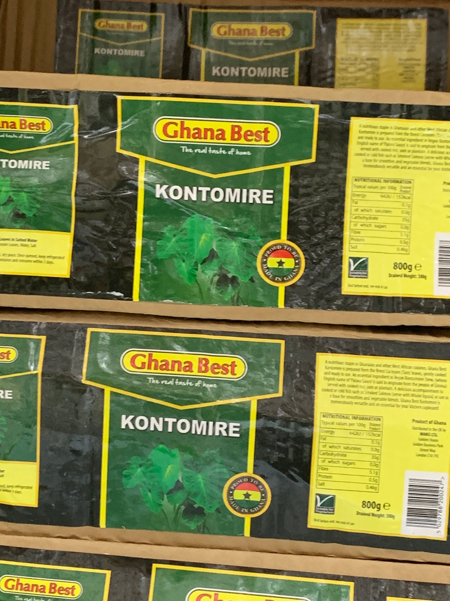 MASGhana Best Kontomire 800g 12's Pack-Fd