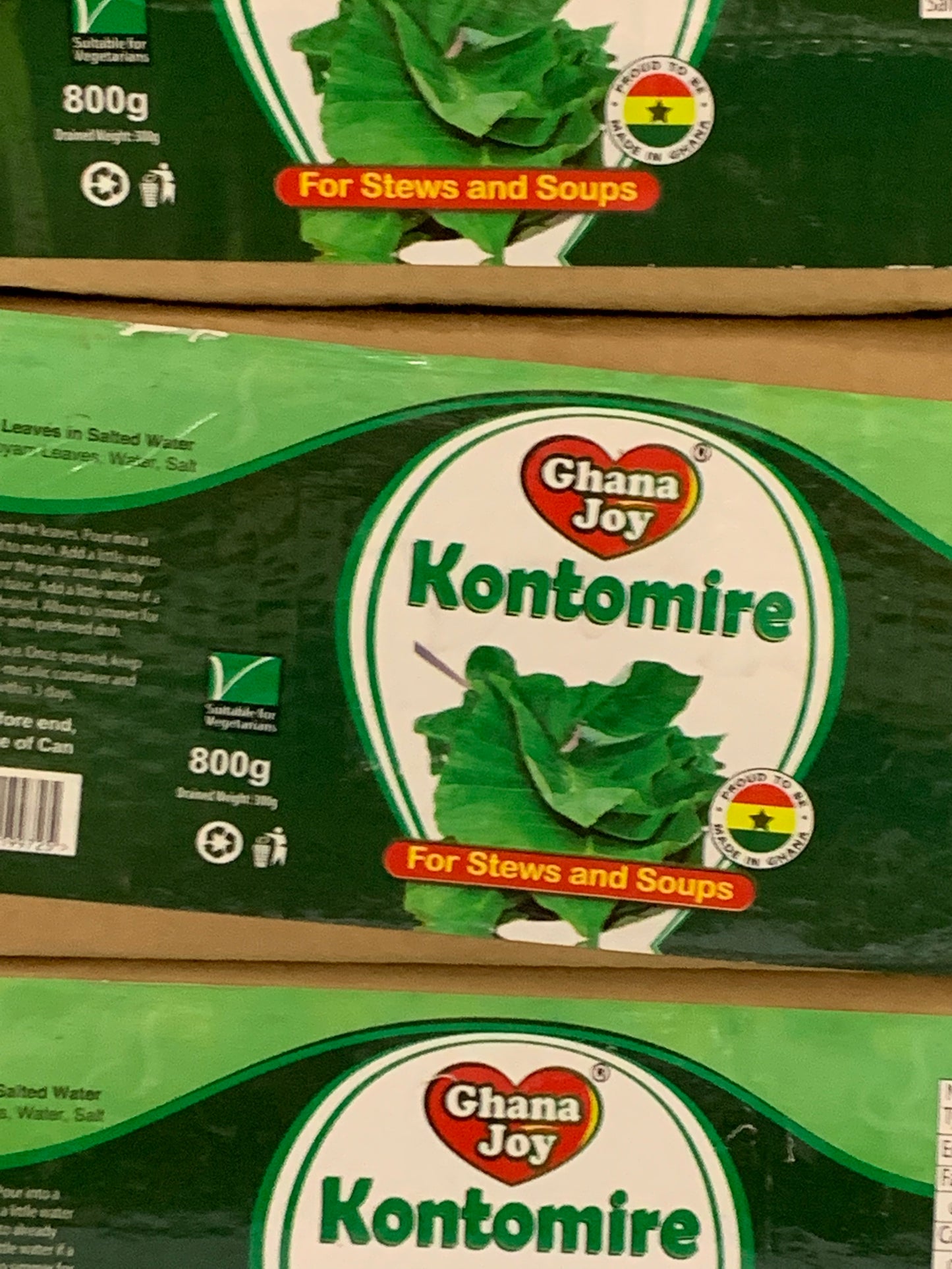Ghana Joy Kontomire 800g 12's Pack