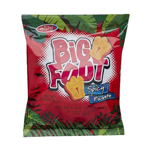 Holiday Big Foot Cheese Snack Spicy 25g