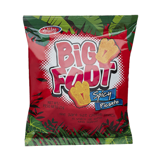 Holiday Big Foot Cheese Snack Spicy 25g