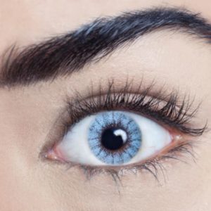 MesmerEyez Contact Lense Mayfair Ice + Free Solution