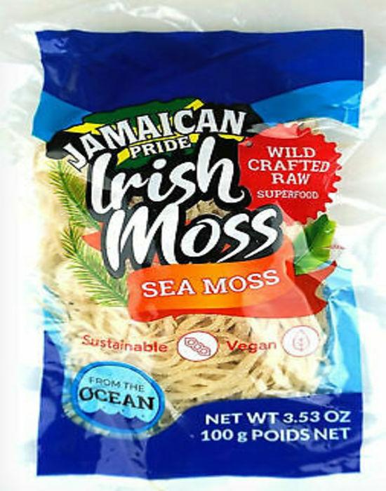 MASJamaican Pride Irish Moss 100g Box of 10-Fd