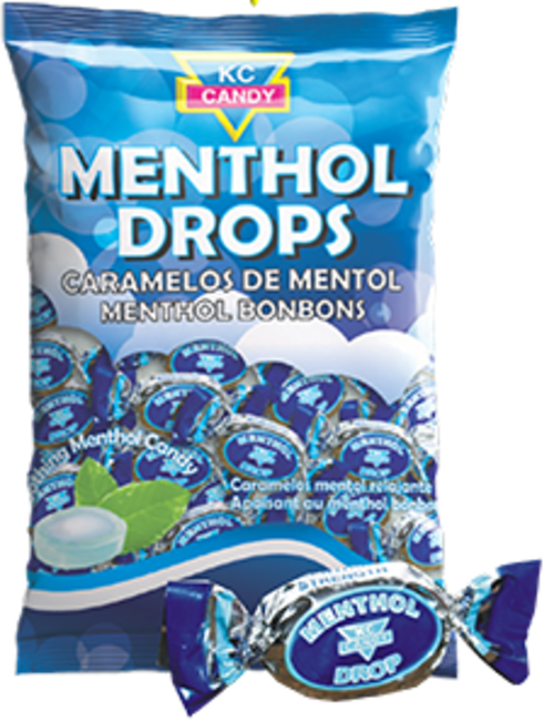 KC Candy Menthol Drops 90g Box of 12