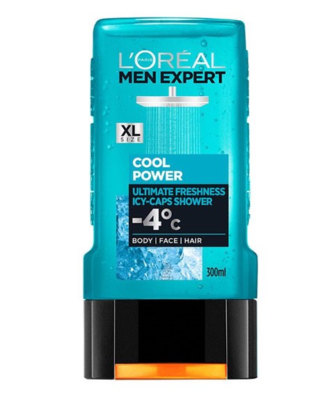 Men Expert Cool Power Icy Caps Shower Gel