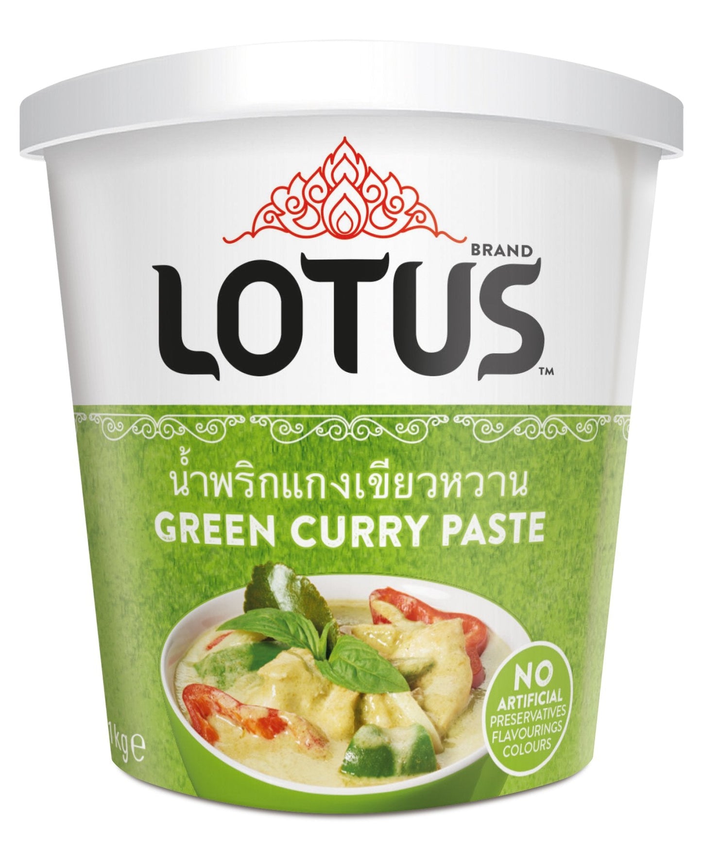 MASLotus Green Curry Paste 1kg-Fd