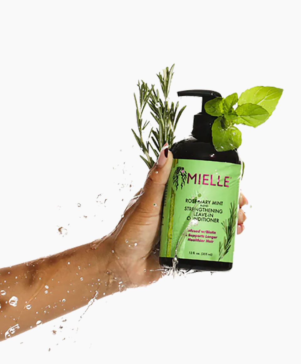 Mielle's Rosemary Mint Strengthening Leave-In Conditioner