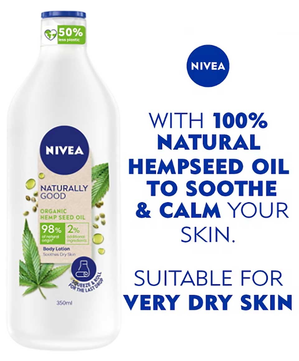 Naturally Good Organic Hemp Seed Oil Body Lotion Skin Moisturizing Asetena Pa
