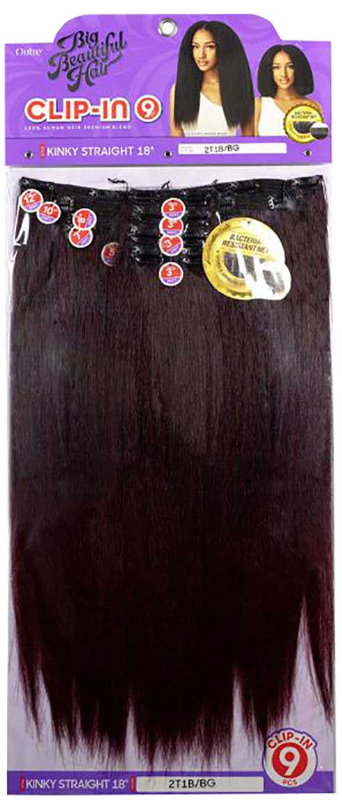 Big Beautiful Hair Kinky Straight Clip In