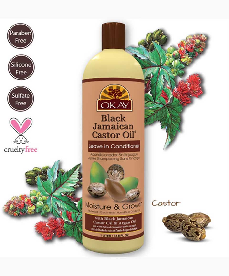 Okay Black Jamaican Castor Oil Leave In Conditioner