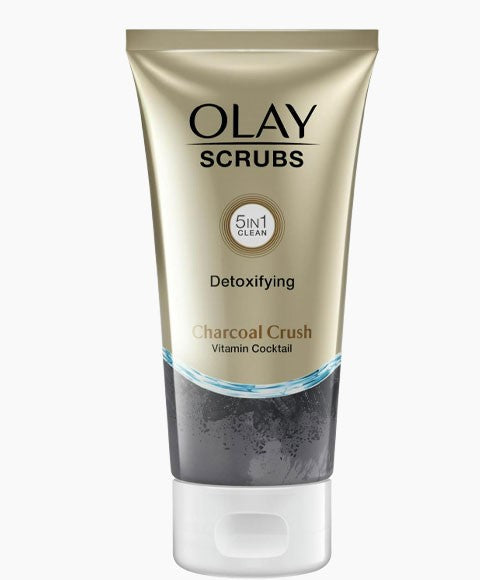 Olay 5In1 Clean Detoxifying Charcoal Crush Scrubs