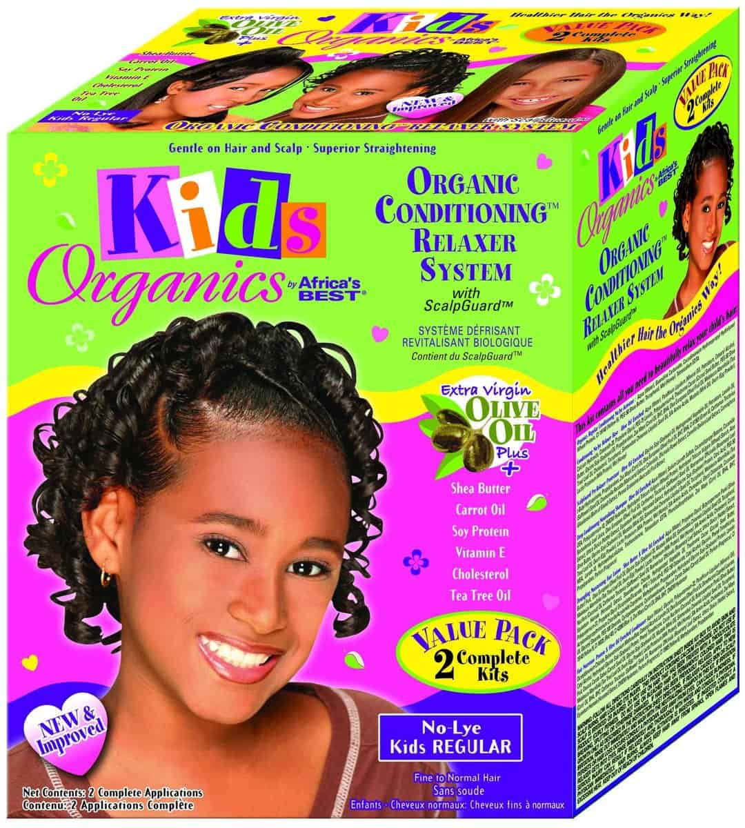 MASAfrica's Best Organics Kids Relaxer Kit 2 App Regular-Food