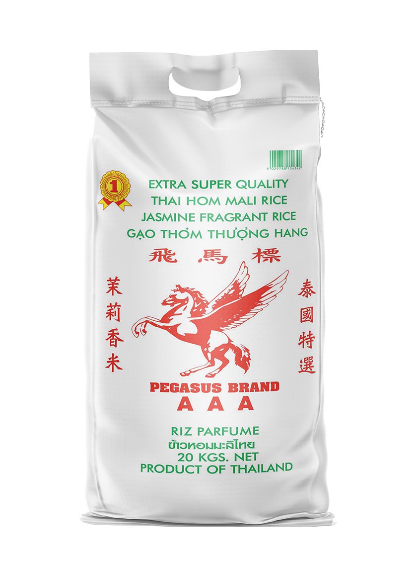 MASPegasus Fragrant Rice 20kg Box of 1-Fd