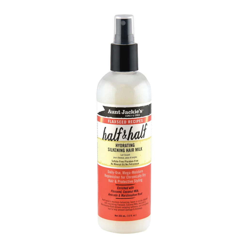 Aunt Jackie’s Flaxseed Half & Half Silkening Hair MIlk 12oz