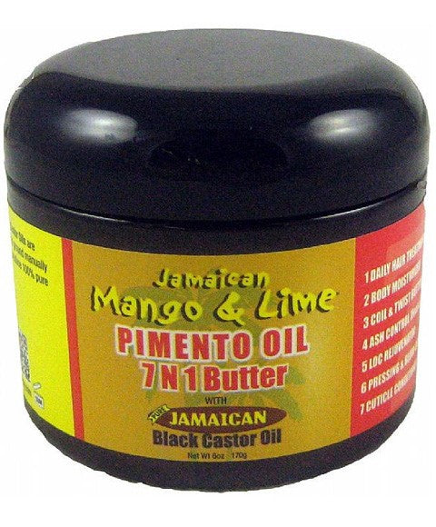 Jamaican Mango And Lime Black Castor Pimento Oil 7 In 1 Butter