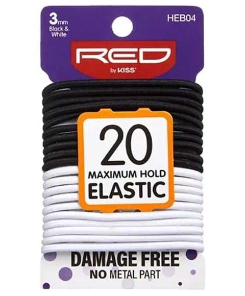 Black And White 20 Maximum Hold Elastic HEB04