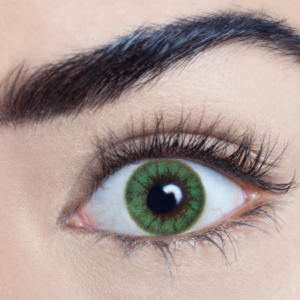 MASMesmerEyez Contact Lense Regents Green + Free Solution-Food