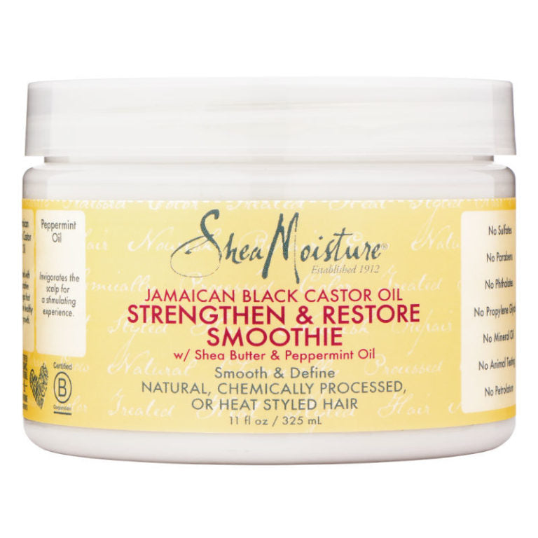 MASShea Moisture Jamaican Black Castor Oil Strengthen & Restore Smoothie 12oz-Food