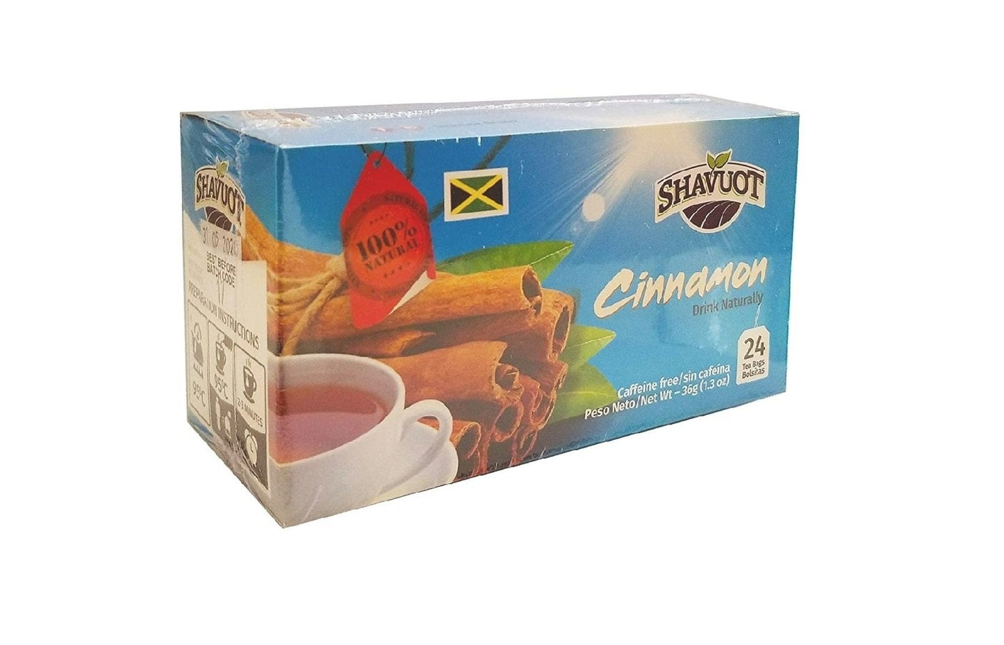 MASShavuot Cinnamon Tea 24's Box of 6-Fd