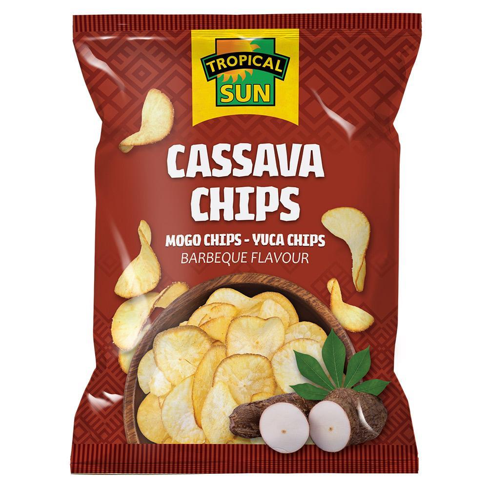MASTropical Sun Cassava Chips BBQ 80g Box of 12-Fd