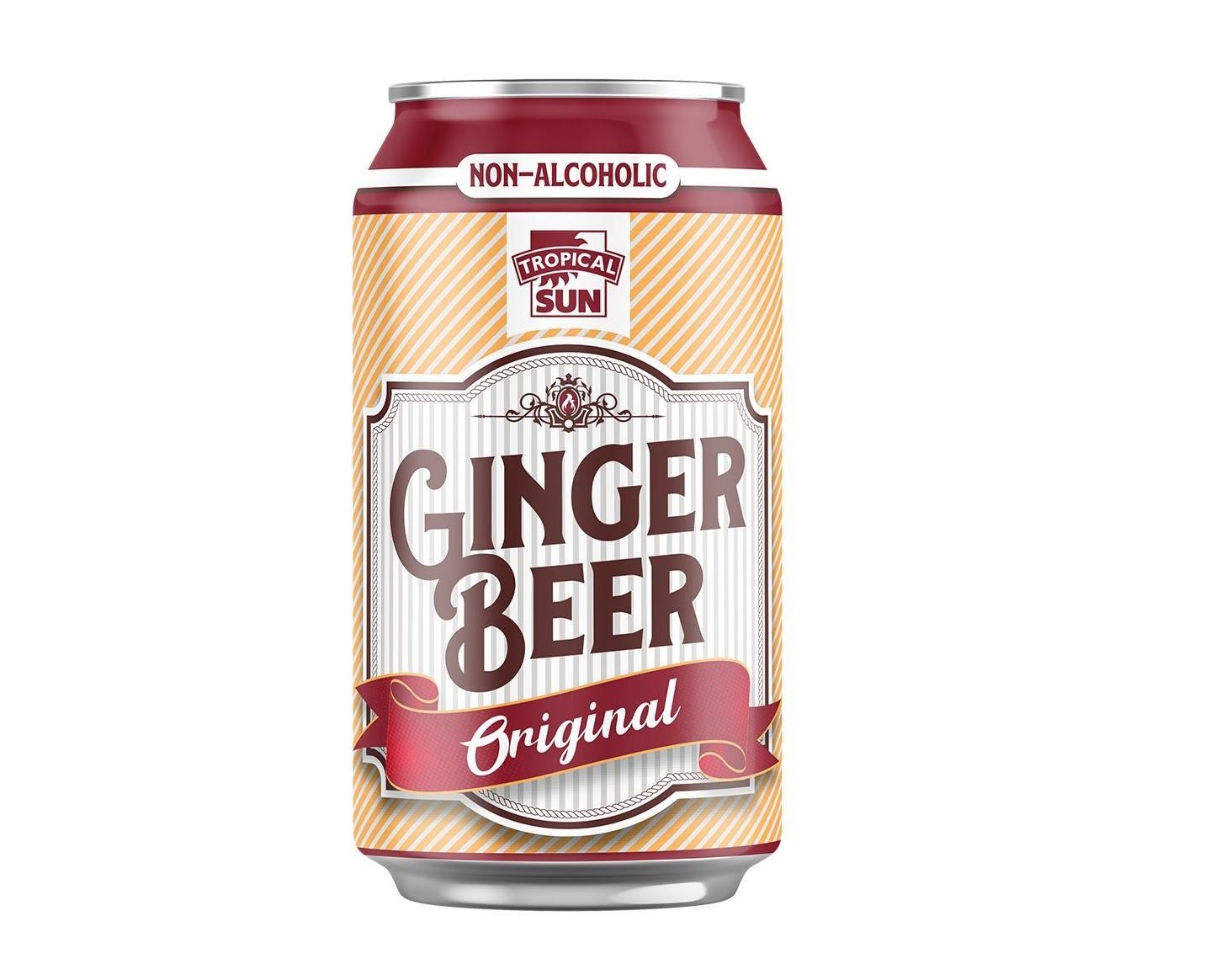 MASTropical Sun Ginger Beer 330ml Case of 24-Fd