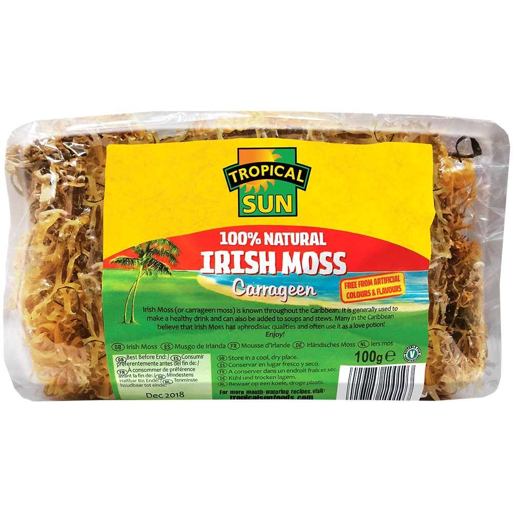 MASTropical Sun Natural Irish Moss 100g Box of 10-Fd