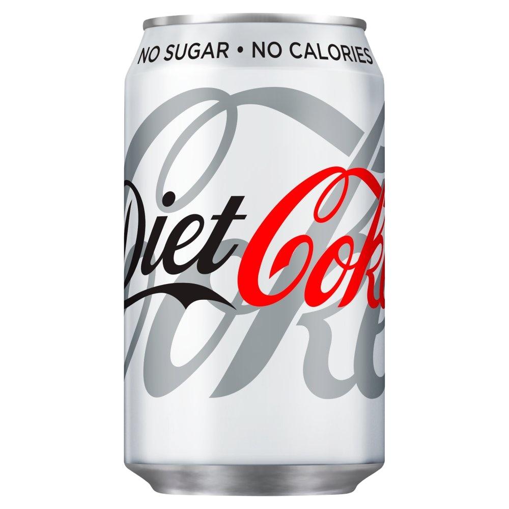 MASCoca Cola Diet Coke Can 330ml Case of 24-Fd