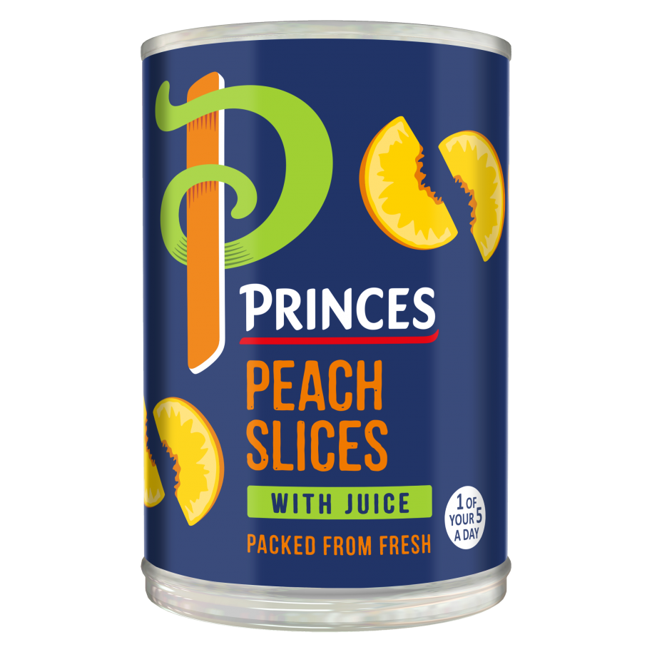 MASPrinces Peach Slices with Juice 410g-Food