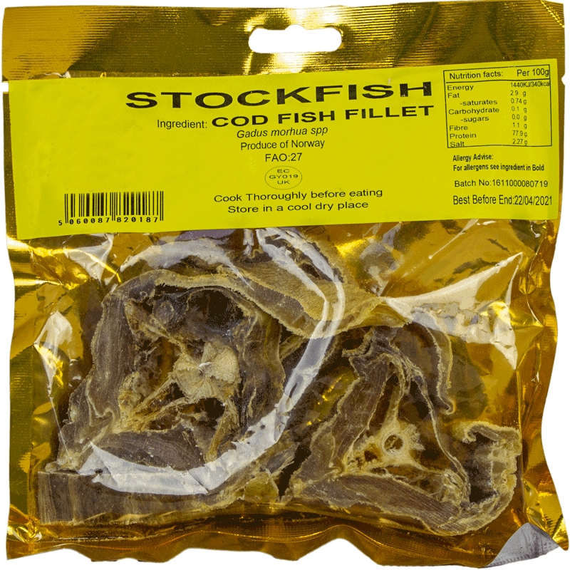 MASStockfish Cod Fillet 500g-Fd