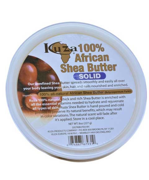 Hundred Percent African Yellow Shea Butter Solid