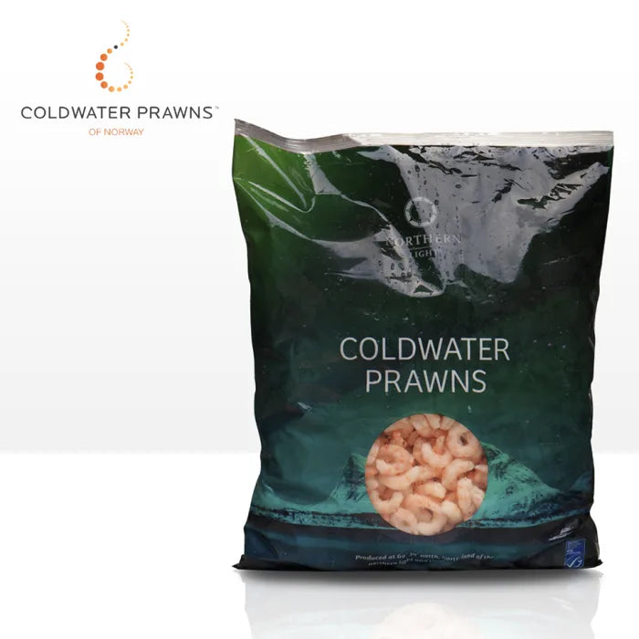MASNorwegian IQF Cooked & Peeled Atlantic Coldwater Prawns 1 x 2kg-Food