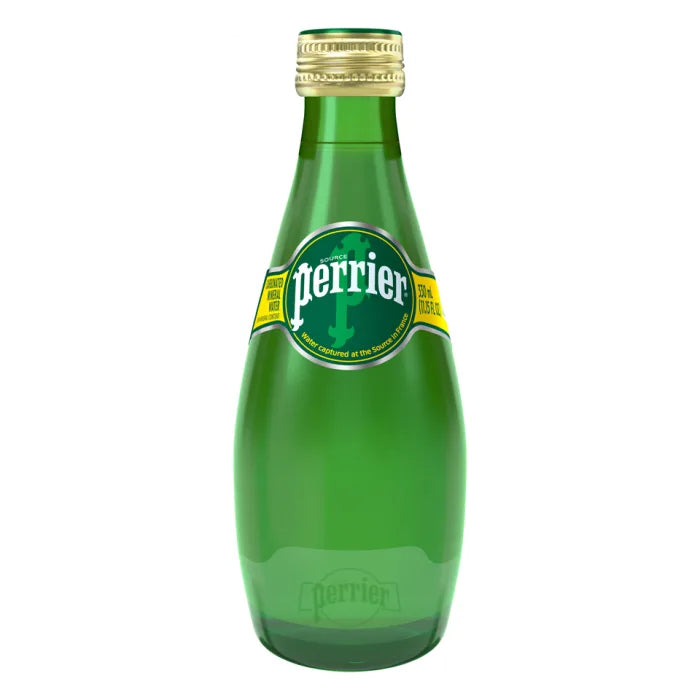 SKPerrier Water Glass Bottles 24 x 330ml