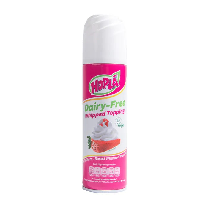 Hopla Vegan Dairy Free Whipped Topping 1 x 250g