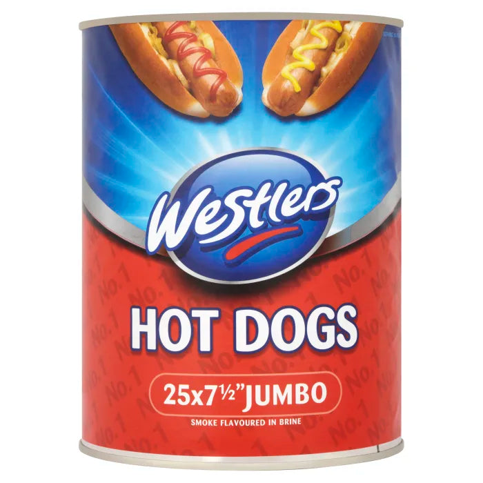 Westlers Jumbo Hot Dog 25 x 7.5"-Food