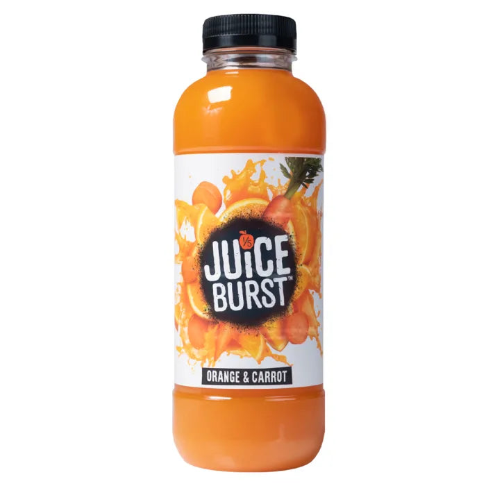 MASJuice Burst Orange & Carrot 12 x 500ml-Food