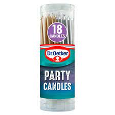 MASDr. Oetker Party Candles 18s-Food