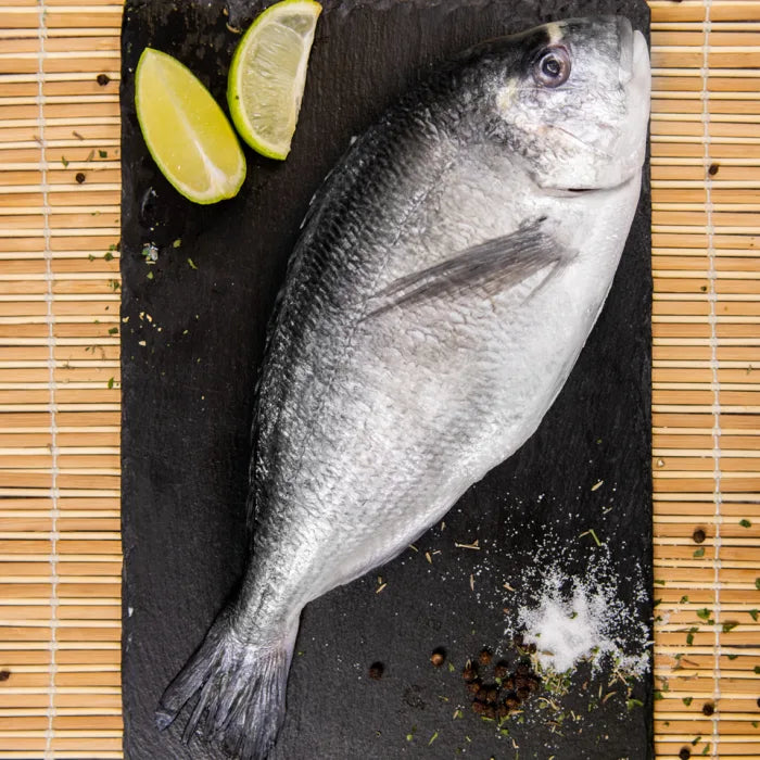 MASAquafish IQF Whole Sea Bream Gilled & Gutted (300-400g)-1x1kg-Food